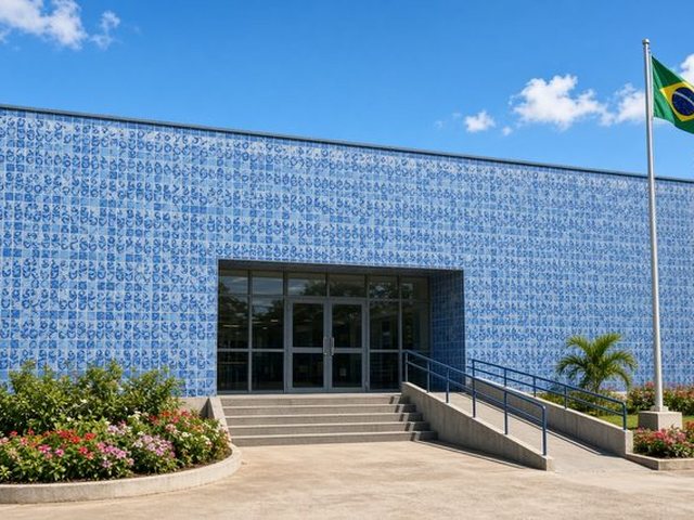 Fachada da escola